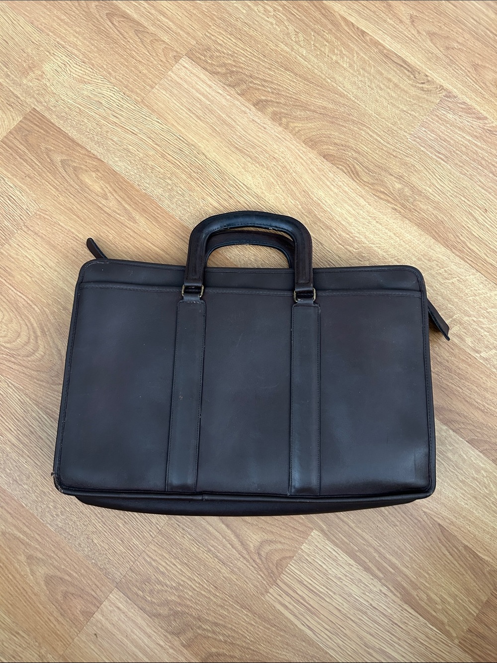 Coach Brown Leather Briefcase with Top Handles Vintage Coach Embassy Briefcase